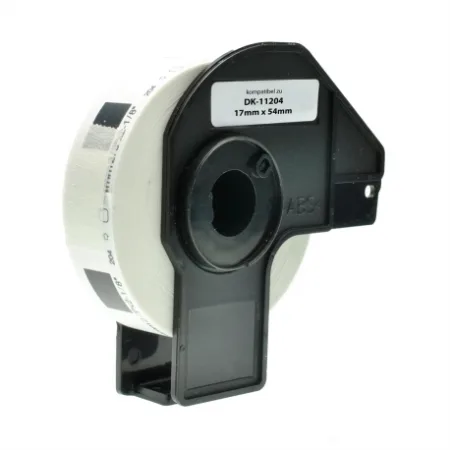 Etiquetas compatible Brother DK-11204 Etiquetas Precortadas blanco
