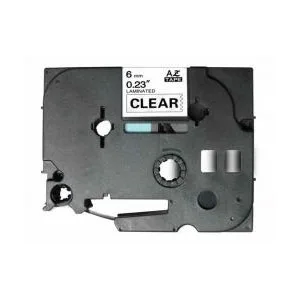Cinta compatible Brother TZE-111 / Transparente TZ-111 negro / transparente