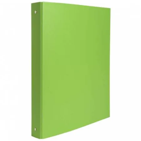 Carpeta de 4 anillas redondas color verde anis