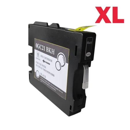 Cartucho de tinta compatible Ricoh GC21KH negro · 405536