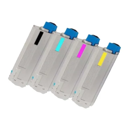 Pack 4 tóner compatibles OKI MC760 / MC770 / MC780 amarillo, magenta, negro y cian