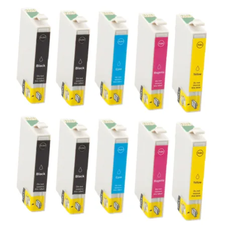 Cartucho de tinta compatible Epson Pack 10 x T1631/2/3/4 (BULK)