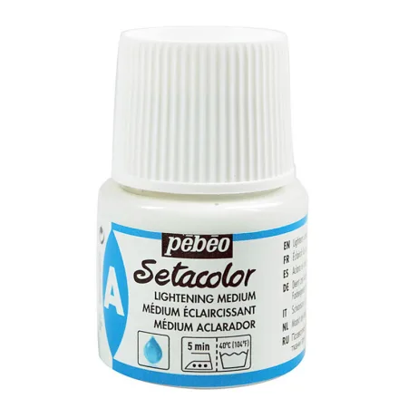 Pintura Pébéo Setacolor Medium Aclarador 45 ml