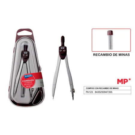 Compas economico color marron MP