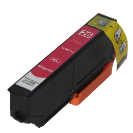 Cartucho de tinta compatible Epson T2633 magenta · C13T26334010