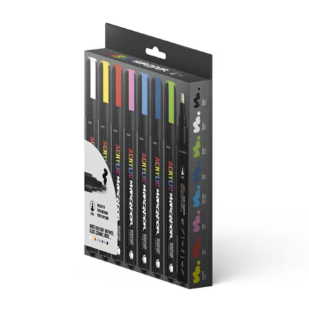MTN Pack Marcador Acrílico 8u 1mm
