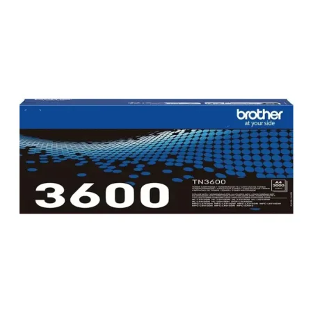 Tóner original Brother TN3600 negro