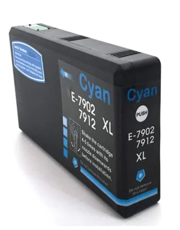 Cartucho de tinta compatible Epson T7902 / T7912 cian