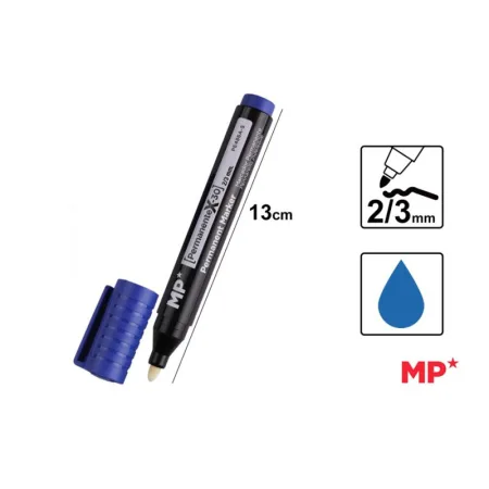 Marcador Permanente Superior Azul MP