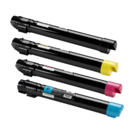Pack 4 tóner compatibles Xerox 7525 / 7535 / 7545 / 7830 amarillo, magenta, negro y cian