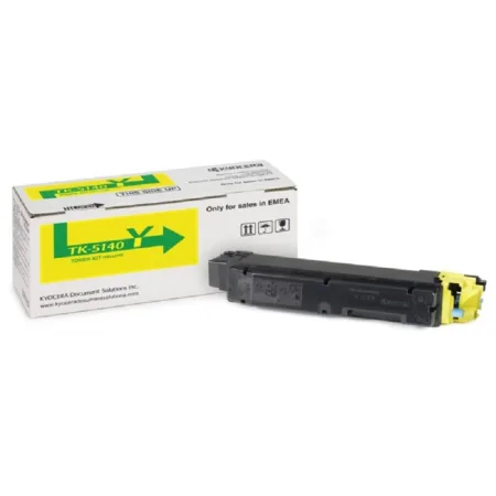 Tóner original Kyocera TK-5140 amarillo · 1T02NRANL0