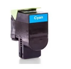 Tóner compatible Lexmark CS317 / CS417 / CS517 / CX317 / CX417 / CX517 cian