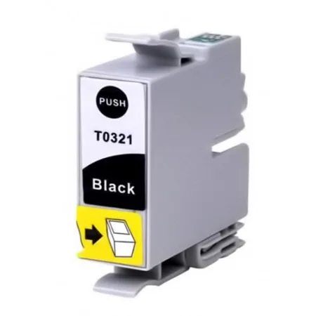 Cartucho de tinta compatible Epson T0321 negro · C13T03214010