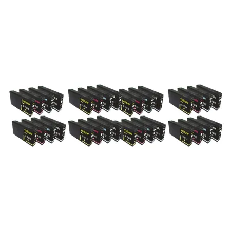 Pack 32 cartuchos de tinta compatibles Epson -T-7011- XXL/-T-7012-/-T-7013-/-T-7014- negro, cian, magenta y