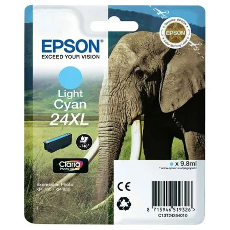 Cartucho de tinta original Epson T2435 Light (24XL) light cyan