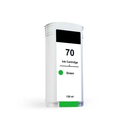 Cartucho de tinta compatible HP 70 Verde Pigmentada verde · C9457A