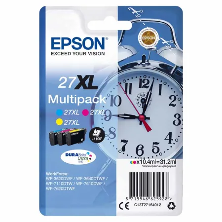 Cartucho de tinta original Epson T2715 (27XL) Pack 3 · C13T27154012