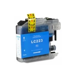 Cartucho de tinta compatible Brother LC-223 cian · LC223CBP