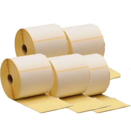 Pack 5 packs de etiquetas compatibles Zebra Etiquetas Perforadas 76.2x25.4 mm 2000 Unidades