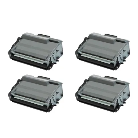 Pack 4 tóner compatibles Brother TN-3520 negro