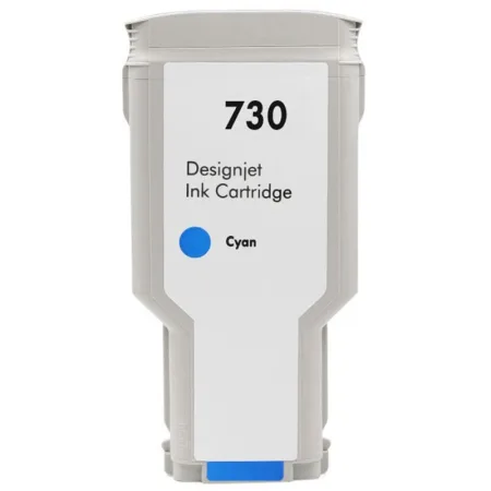 Cartucho de tinta compatible HP 730XL cian · P2V68A/P2V62A