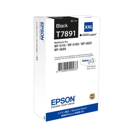 Cartucho de tinta original Epson T7891 negro · C13T789140