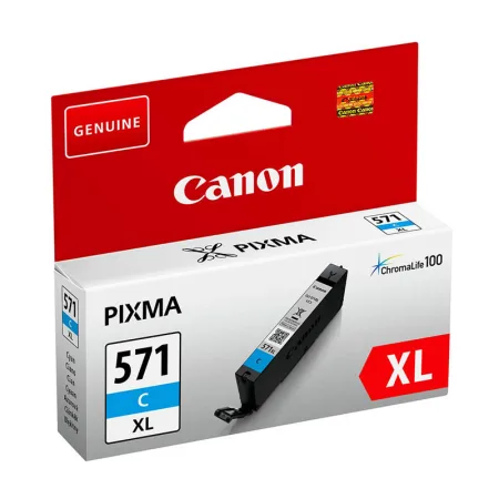 Cartucho de tinta original Canon CLI 571XL cian · 0332C001