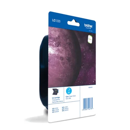 Cartucho de tinta original Brother LC1220 cian · LC1220CBP