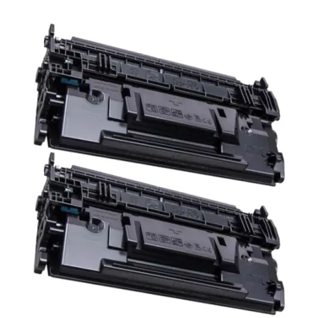 Pack 2 tóner compatibles HP CF287A negro