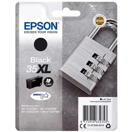 Cartucho de tinta original Epson T3591 / 35XL negro · C13T35914010