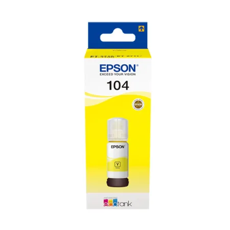 Cartucho de tinta original Epson 104 Botella amarillo · C13T00P440