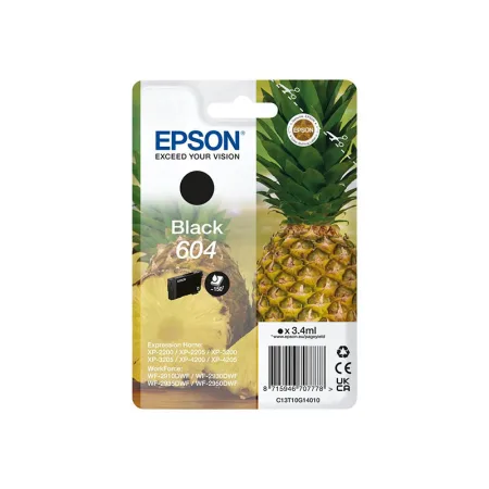 Cartucho de tinta original Epson 604 negro · C13T10G14010