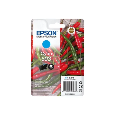 Cartucho de tinta original Epson 503 cian · C13T09Q24010
