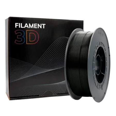 Filamento 3D - PLA - Color: Negro - 2.85 mm / 2.5 kg