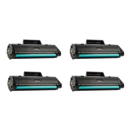 Pack 4 tóner compatibles HP W1420A-XL (Con Chip) negro
