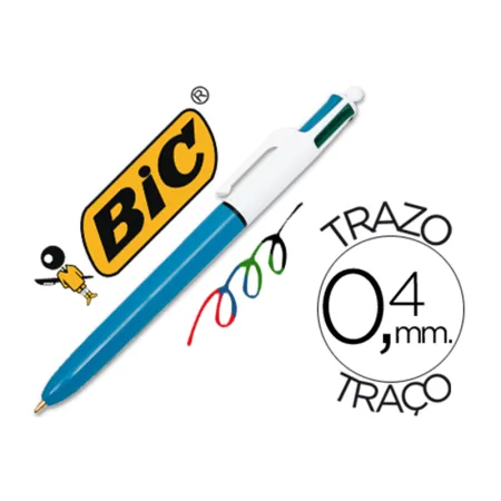 Boligrafo Bic Cuatro Colores