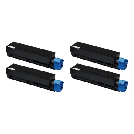 Pack 4 tóner compatibles OKI B401 / MB441 / MB451 negro