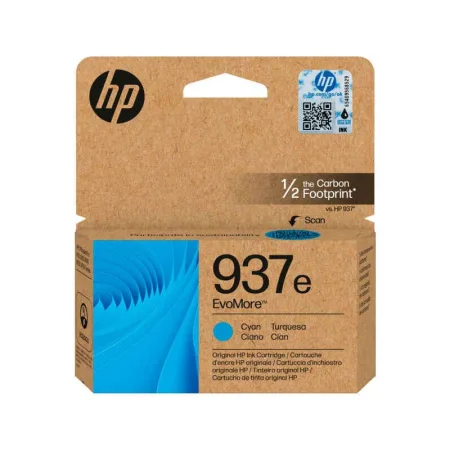 Cartucho de tinta original HP 937e cian · 4S6W6NE