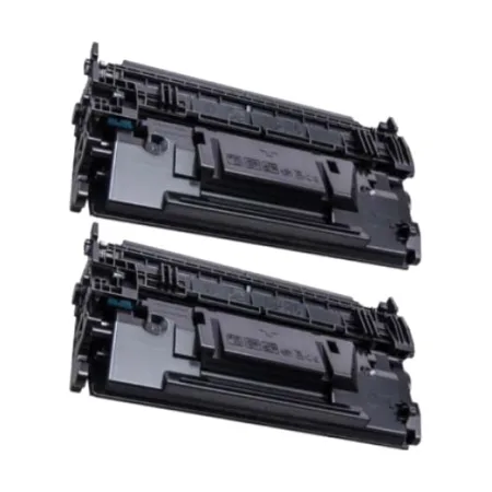 Pack 2 tóner compatibles HP CF287X negro