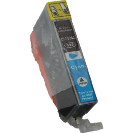 Cartucho de tinta compatible Canon CLI 526 cian · 4541B001