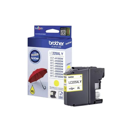Cartucho de tinta original Brother LC225XL amarillo · LC225XLYBP