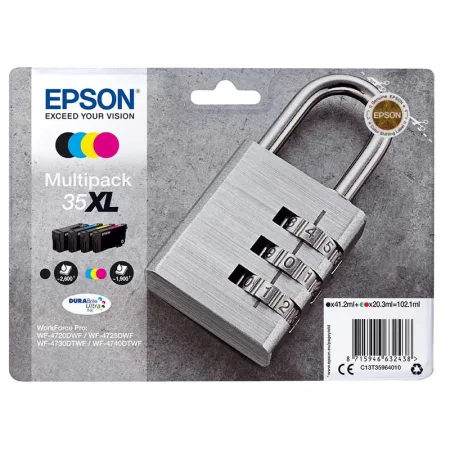 Cartucho de tinta original Epson T3596 / 35XL Pack 4 · C13T35964010
