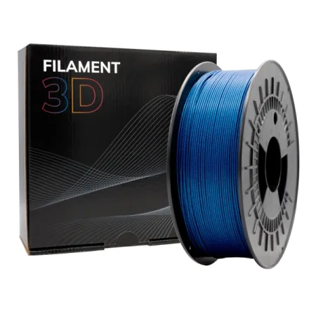 Filamento 3D - PLA GLITTER - Color: Azul - 1.75 mm / 1 kg