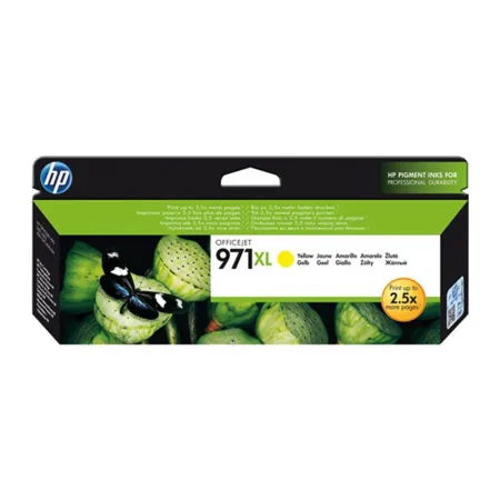 Cartucho de tinta original HP 971XL Amarilla amarilla pigmentada