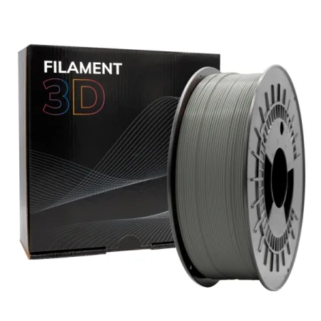 Filamento 3D - PLA MATE - Color: Gris Oscuro - 1.75 mm / 1 kg