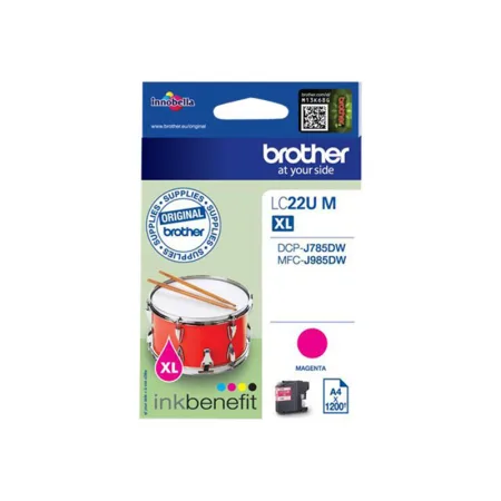 Cartucho de tinta original Brother LC22U magenta · LC22UMBP