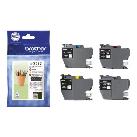 Cartucho de tinta original Brother MultiPack LC3217VAL