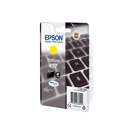 Cartucho de tinta original Epson 407 amarillo · C13T07U440