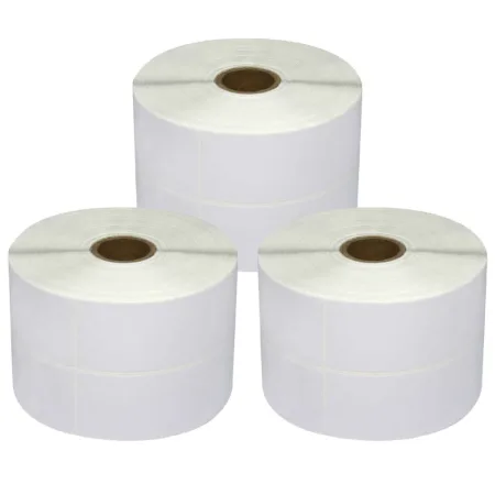 Pack 3 packs de etiquetas compatibles Zebra Etiquetas Perforadas 148.5x35 mm 800 Unidades