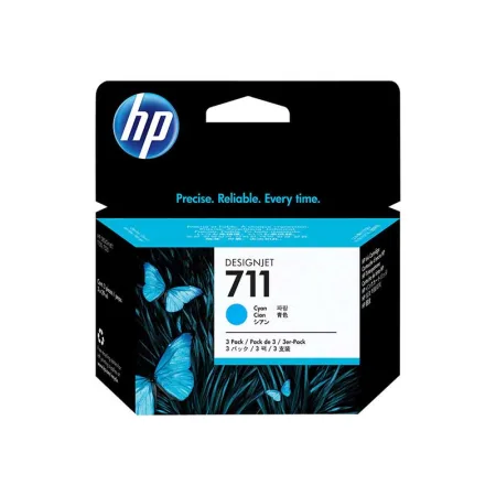 Cartucho de tinta original HP 711 Pack 3 cian · CZ134A